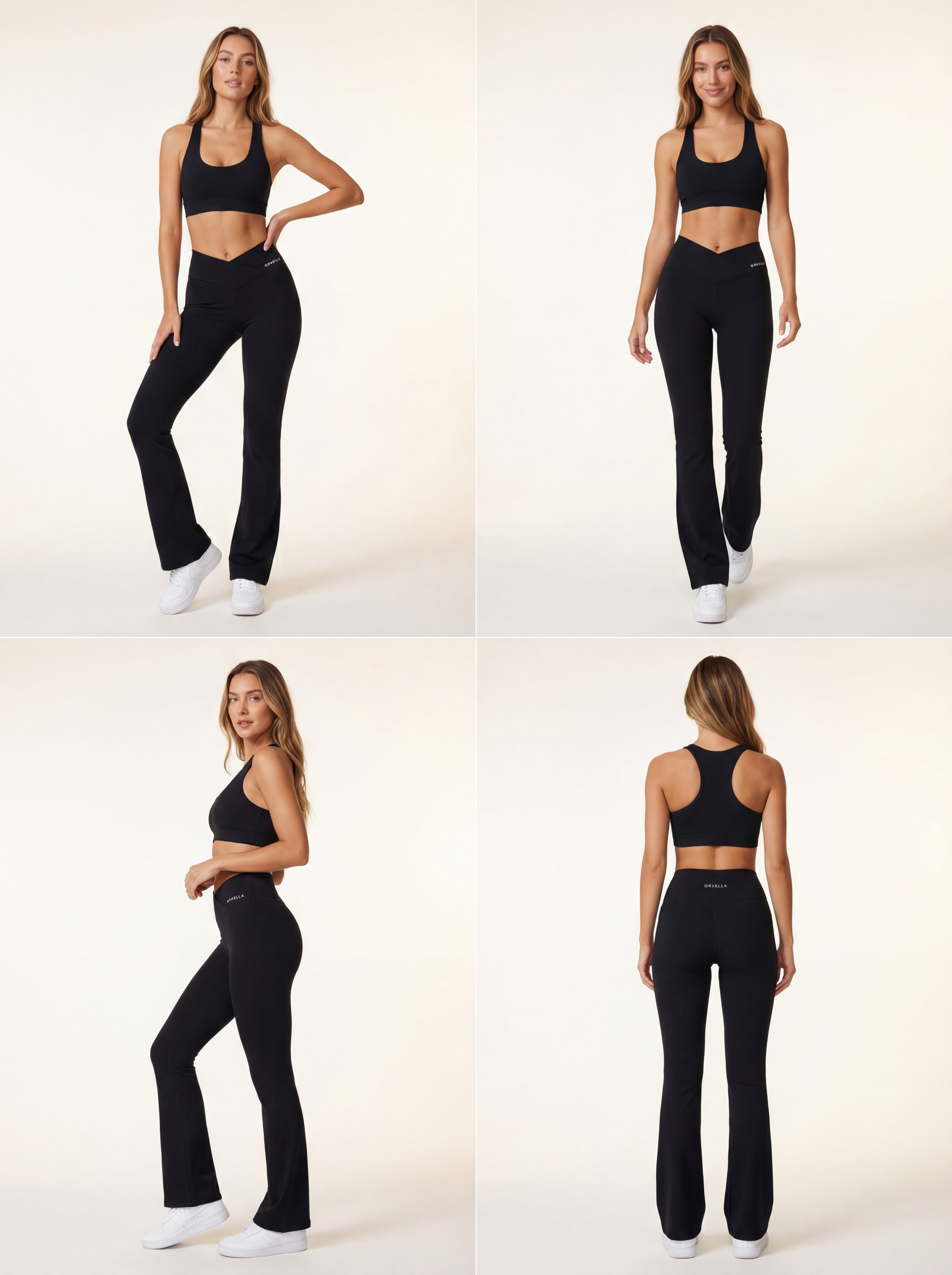 Air Sculpt Flare Legging – Ivory