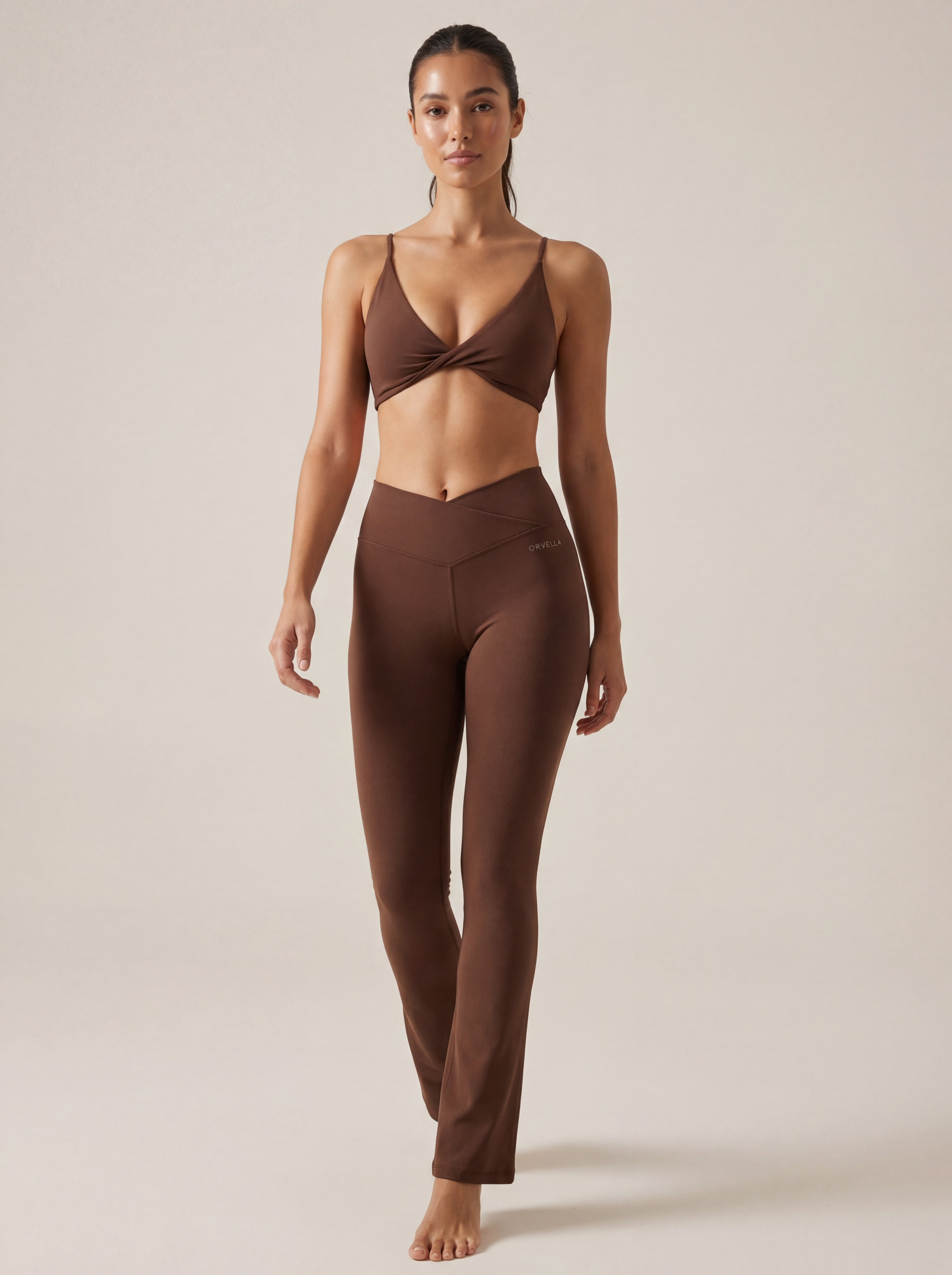 Air Sculpt Flare Legging – Ivory