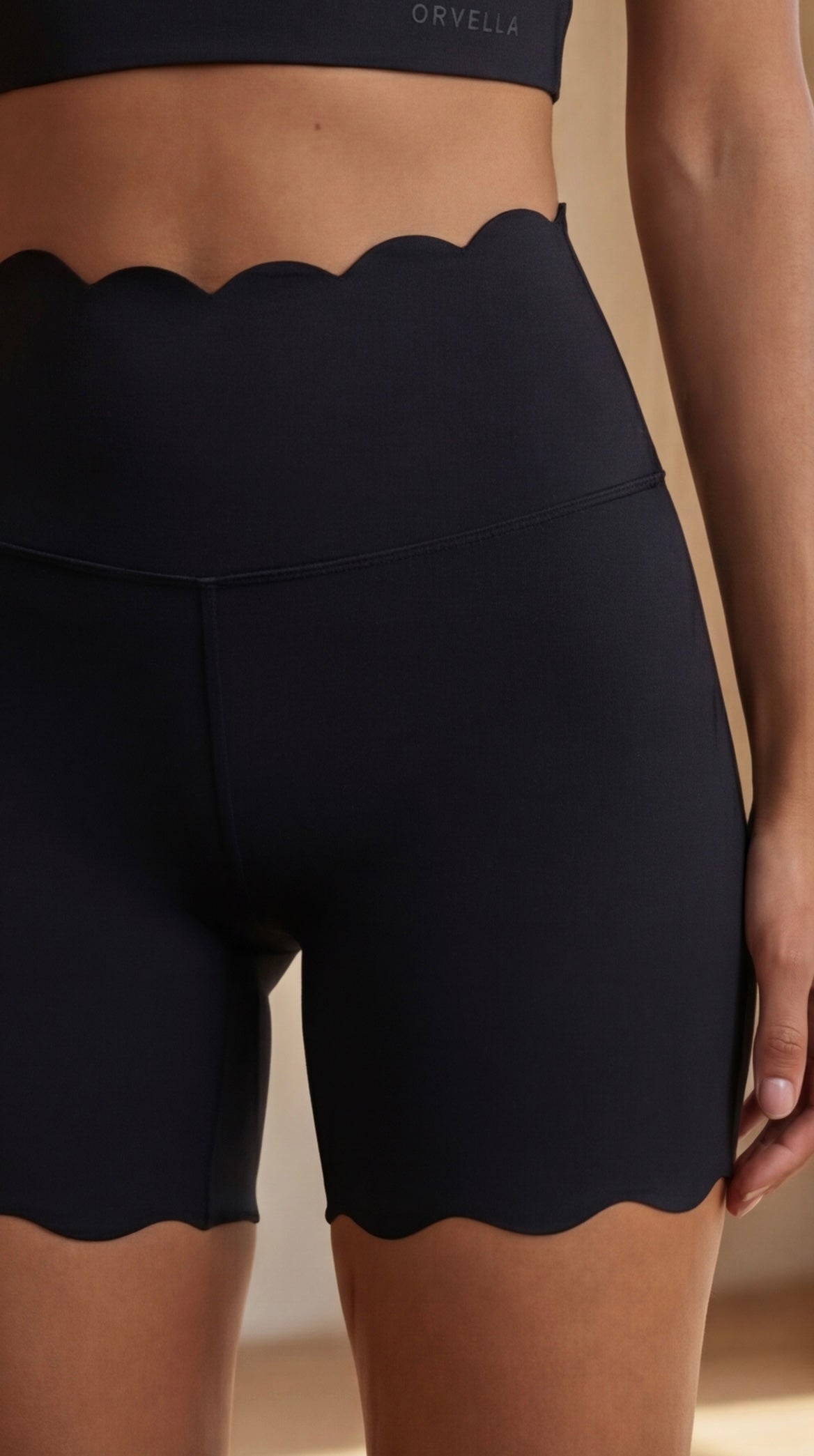 Soft Scallop Shorts