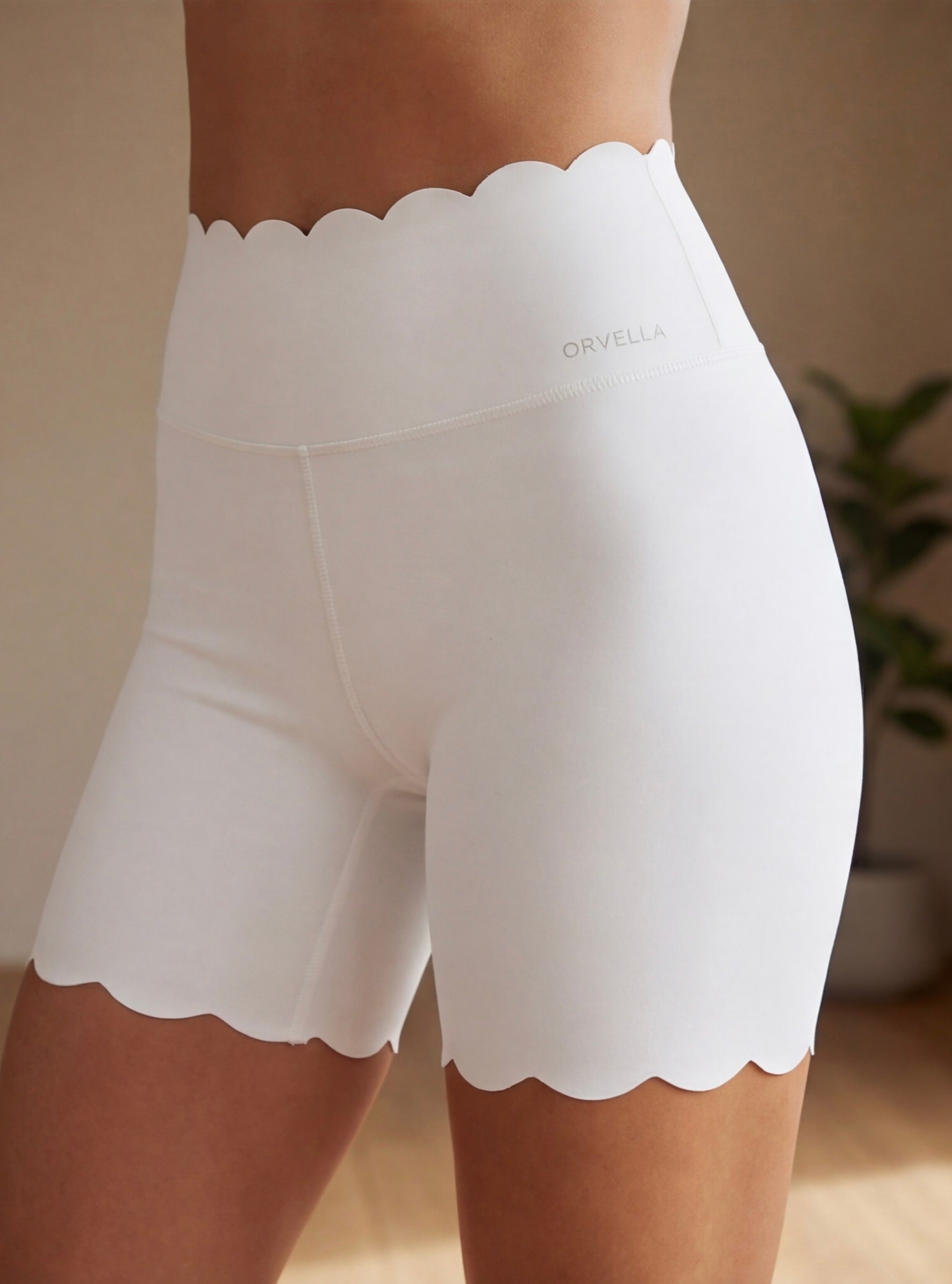 Soft Scallop Shorts