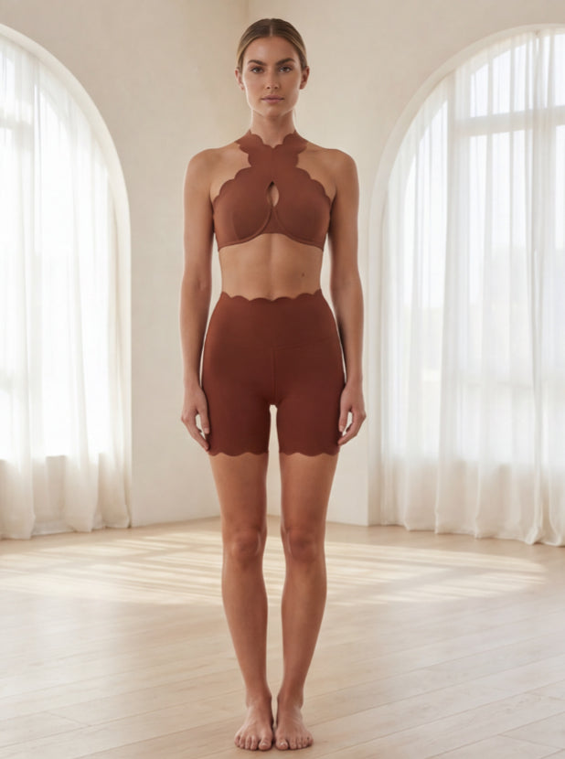 Scallop Halter Top