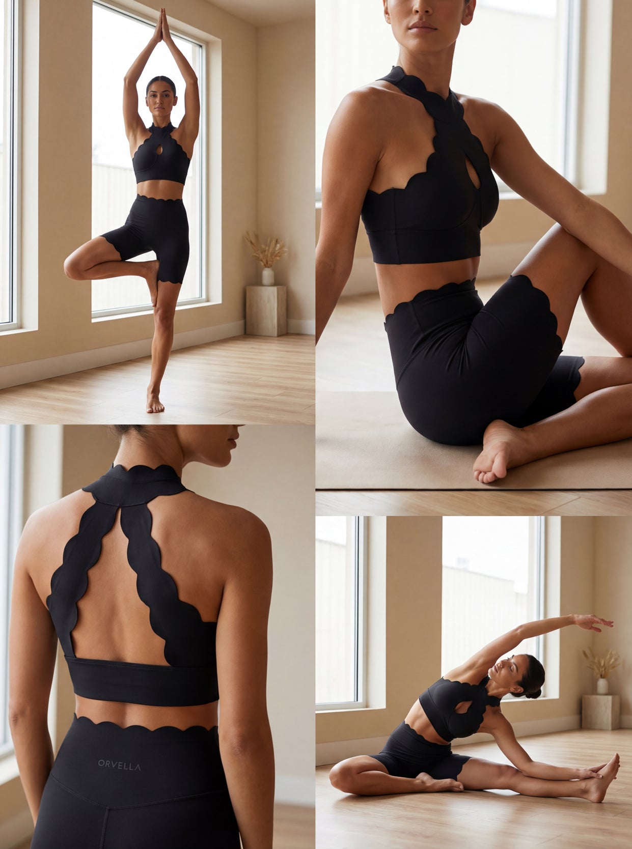 Scallop Halter Top